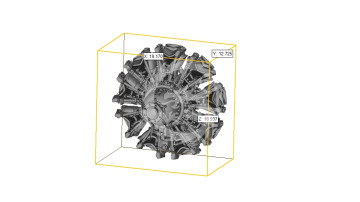 Bramo 323 Fafnir Radial Engine - Metallic Details MDR72125 skala 1/72
