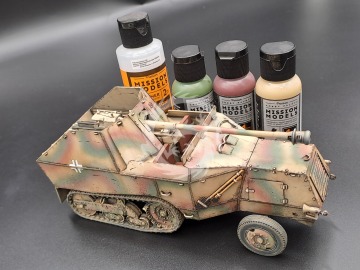 Panzerjager-Fahrzeuge mit 7,5 cm PaK 40 S 307(f) VERSION A - KM Model KM-35004VA Wydruk 3D skala 1/35 