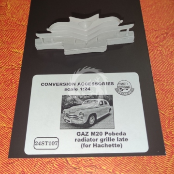GAZ M20 Pobeda radiator grille late (for Hachette) - Start43 ST107 skala 1/24