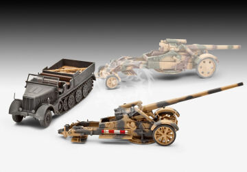 PRZEDSPRZEDAZ - Sd.Kfz.9 Famo 21cm Mörser 18 / or 17cm Kanone 18 - Revell 03371 skala 1/72 