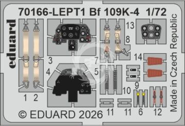 Bf 109K-4 - Eduard 70166 skala 1/72 