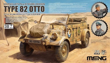 Przedsprzedaż - Type 82 OTTO Marseille's Pkw.K1 Kübelwagen - Meng Model  VS-019 skala 1:35