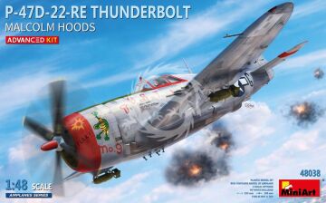 Przedsprzedaż - P-47D-22-RE Thunderbolt. Malcolm Hoods. Advanced Kit - MiniArt 48038 skala 1:48