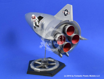 Men into Space (1959-1960) Rocketship Type 1 żywica Fantastic Plastic skala 1/48
