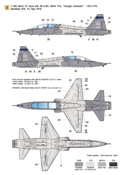 Zestaw kalkomanii T-38C Talon 