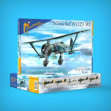 Henschel Hs 123 B1 GasPatch models 16-48096 skala 1:48