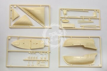 Modele plastikowe Ships of Columbus: Nina, Pinta and Santa Maria Sailing Ships (3 Kits) Lindberg 223 skala 1/144