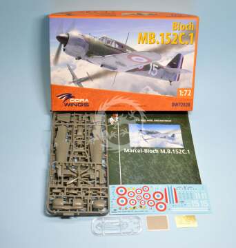 Model plastikowy Bloch MB.152C1 Dora Wings DW72028 skala 1/72