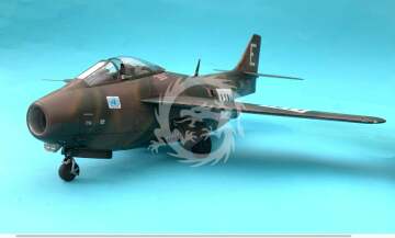 Model plastikowy SAAB J29 B - ”22 U.N. Fighter Squadron” Pilot Replicas 48-A-004 skala 1/48