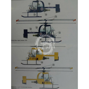 Fairey Ultra-Light Helicopter AMP 72002 skala 1/72