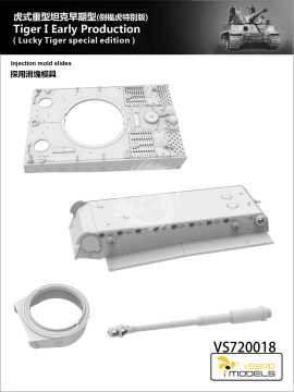 Tiger I Early Production Vespid Models VS720018 skala 1/72