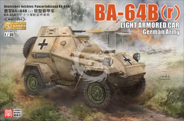 BA-64B(r) Light Armoured Car German Army - LANMO Model MM35004 skala 1/35