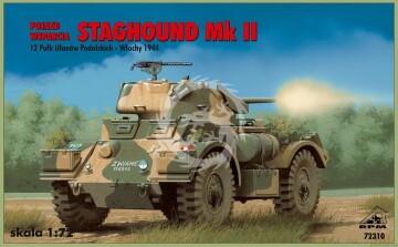 Pojazd wsparcia Staghound Mk II-12 PUP - RPM 72310 skala 1/72 