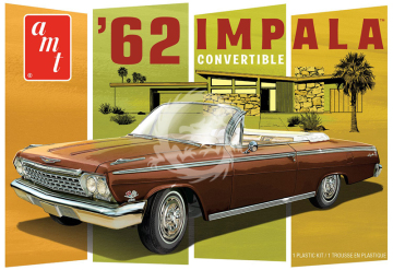 ‘62 Chevrolet Impala Convertible AMT - AMT1355 skala 1/25