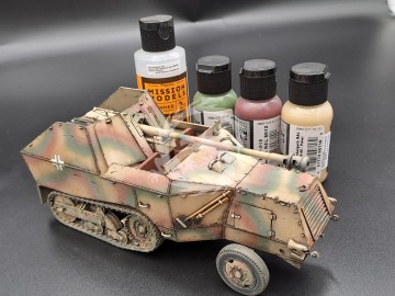 Panzerjager-Fahrzeuge mit 7,5 cm PaK 40 S 307(f) VERSION A - KM Model KM-35004VA Wydruk 3D skala 1/35 