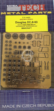 Douglas DC8-63  skala 1/144 - zestaw detali EX14420