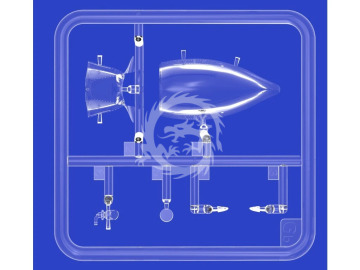 Republic P-47M Thunderbolt - DORSAL FIN - BASIC KIT - Mini Art 48060 skala 1/48 