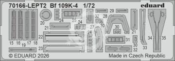 Bf 109K-4 - Eduard 70166 skala 1/72 