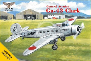  NA ZAMÓWIENIE - GA-43 Clark airliner (Japanese liveries) - Sova-M SVM - 72037 skala 1:72