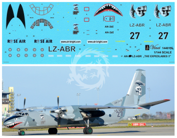 An-26 Niezniszczalni 3 LZ-ABR The Expendables - Vinci 144014 skala 1/144