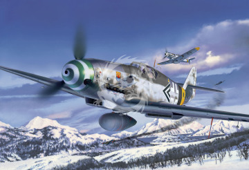 Model Set Messerschmitt Bf109G-6 easy click system 63653 skala 1:48 Revell