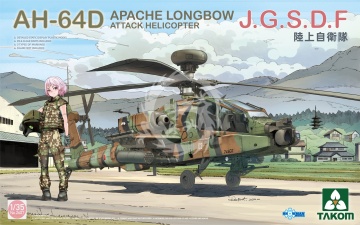 AH-64D Apache Longbow Attack Helicopter J.G.D.S.F.Takom TAK2607 skala 1/35