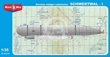 Schwertwal-I, German Midget Submarine MikroMir 35-016 skala 1/35 