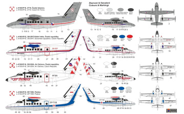 Let L-410UVP-E “Turbolet” Kovozávody Prostějov KPM0435 skala 1/72