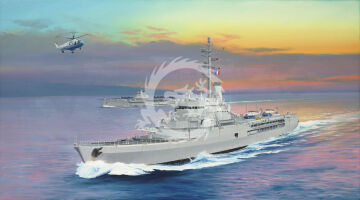 NA ZAMÓWIENIE -  French Navy Helicopter Cruiser Jeanne d’Arc 1964 - Trumpeter 05636 skala 1/350