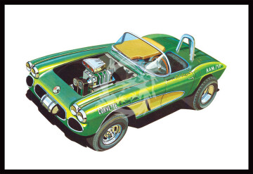 ‘62 Chevy Corvette AMT - AMT1318 skala 1/25