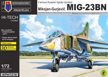 Mikojan-Gurjevič MiG-23BN HI-TECH Limited - Kovozávody Prostějov KPH7216 skala 1/72