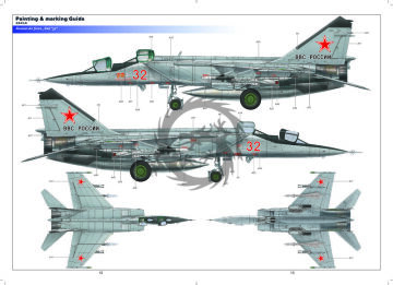 MIG-25 PU Foxbat -  Kitty Hawk KH80136 skala 1/48