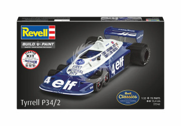 Starter Kit Tyrrell P34/2 6-Wheeler - Revell 77741 skala 1/32