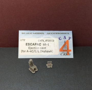 NA ZAMÓWIENIE - Escapac 1A-1 ejection seat (for A-4C/E/L Skyhawk) - Cat4 R72023 skala 1/72