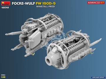  Focke-Wulf Fw 190D-9. Mimetall Prod. Advanced Kit - MiniArt 48048 skala 1/48