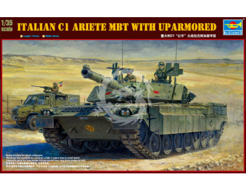Italian C1 Ariete MBT with uparmored - Trumpeter 00394 skala 1/35