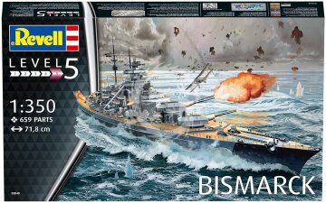 Pancernik Bismarck Revell 05040  1/350