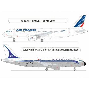 Airbus A320 Air France Heller 80448 skala 1/125