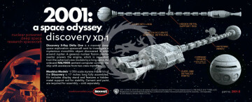 Discovery XD-1 Moebius 2001-8 skala 1/350