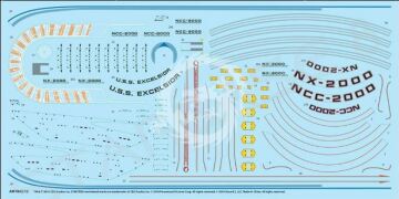 U.S.S. Excelsior NX-2000 Star Trek VI AMT AMT-1257 skala 1/1000