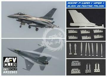 ROCAF Block 20 Fighting Falcon F-16AM [Viper] AFV Club AR32S03 skala 1/32