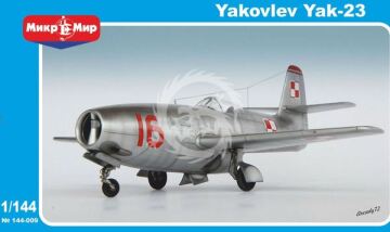 Yakovlev Yak-23 - Mikromir 144-009 skala 1/144