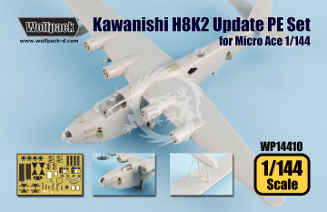 Kawanishi H8K2 Type 2 Flying Boat Update set Wolfpack WP14410 skala 1/144