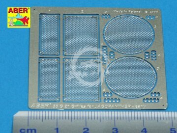 Grills for Jagdpanther Ausf.G1 early For Dragon - Aber 35G21 skala 1/35