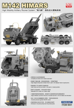 M142 High Mobility Artillery Rocket System (HIMARS) -  FOREART 5001 skala 1/35
