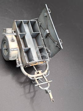 Jednoosiowa przyczepa - Sd.Ah.51 -  KM Model KM-72024 Wydruk 3D skala 1/72 