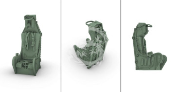 Escapac 1A-1 ejection seat (for A-4C/E/L Skyhawk) - Cat4 R72023 skala 1/72