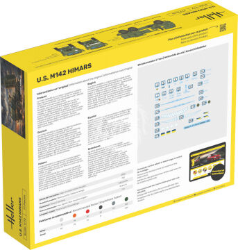 STARTER KIT U.S. M142 HIMARS (High Mobility Artillery Rocket System) - Heller 35806 skala 1/72