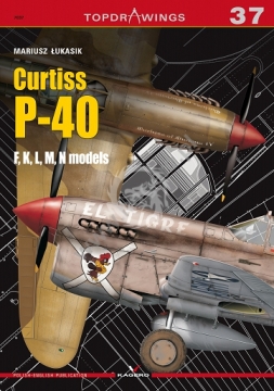 Kagero TD-7037 Curtiss P-40 F,K,L,M,N models - PL+EN