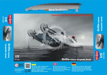 NA ZAMÓWIENIE - Grillo class torpedo boat - Mikro Mir 72028 skala 1/72